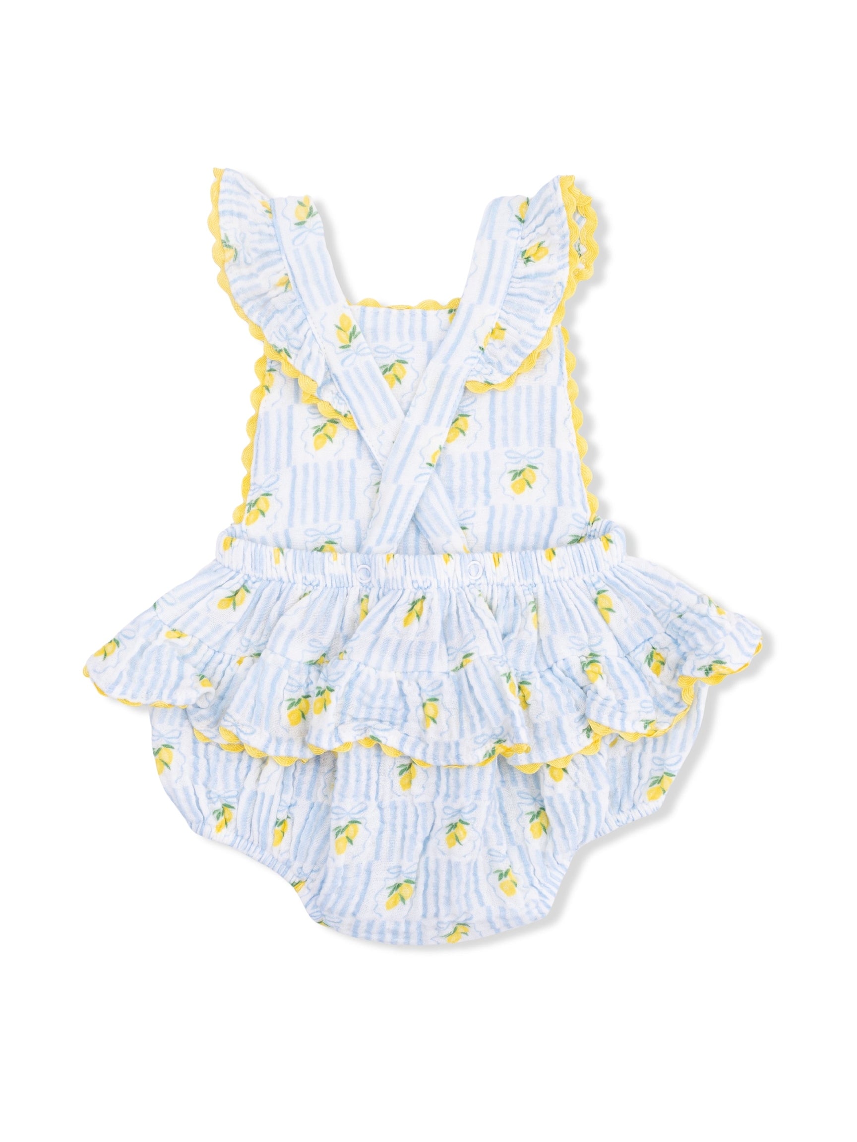 Ric Rac Ruffle Sunsuit - Lovely Lemons