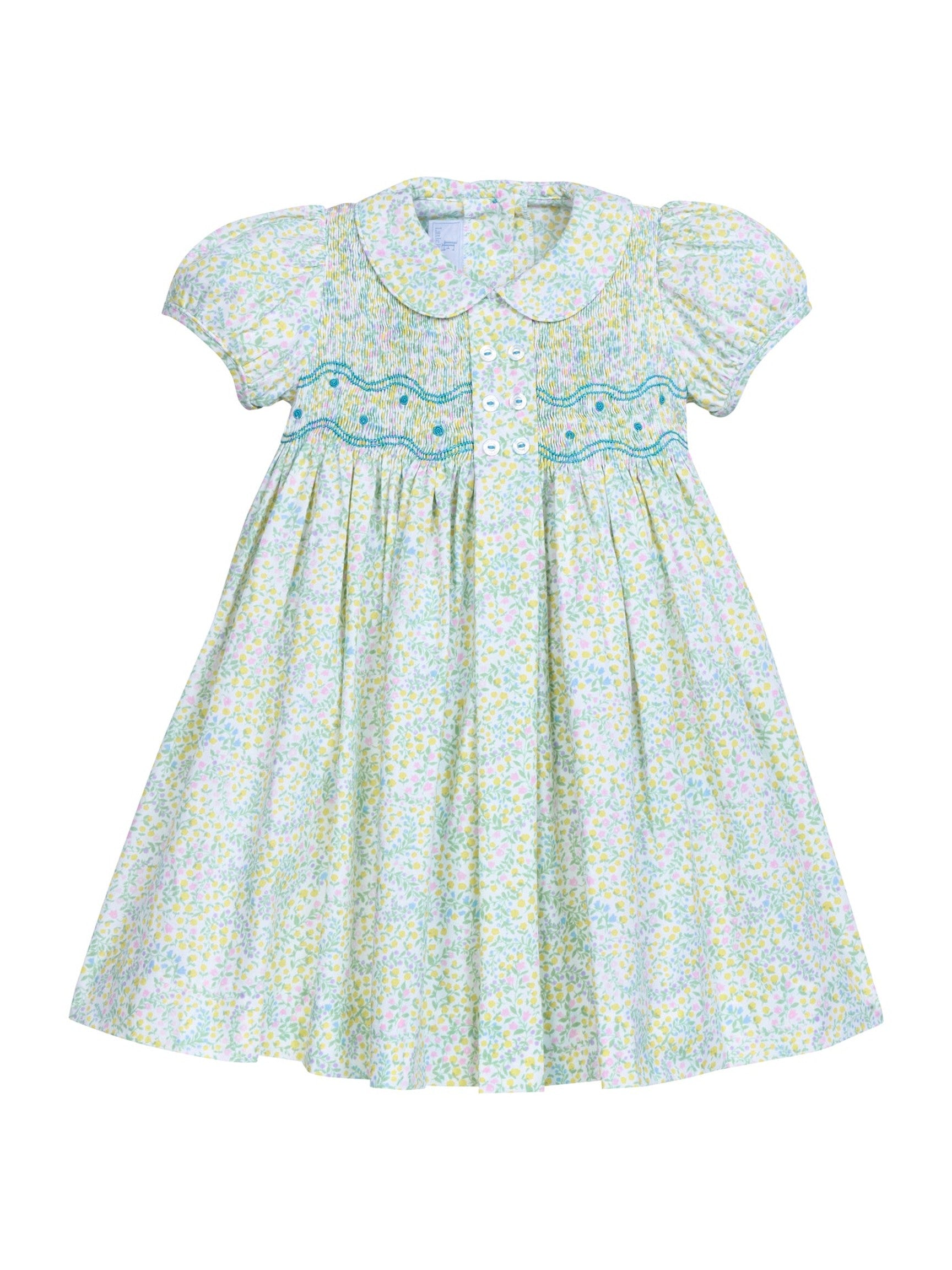 Smocked Bridget Dress - Briarcliff Floral