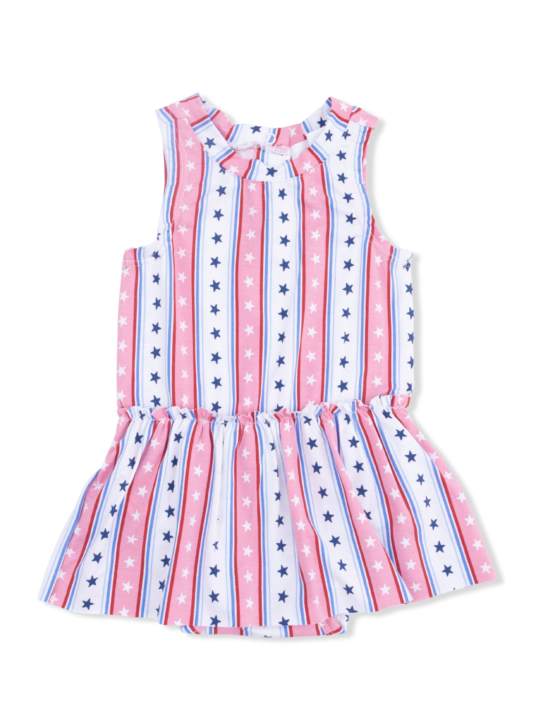 Bodysuit w/ Skirt - Stars & Stripes