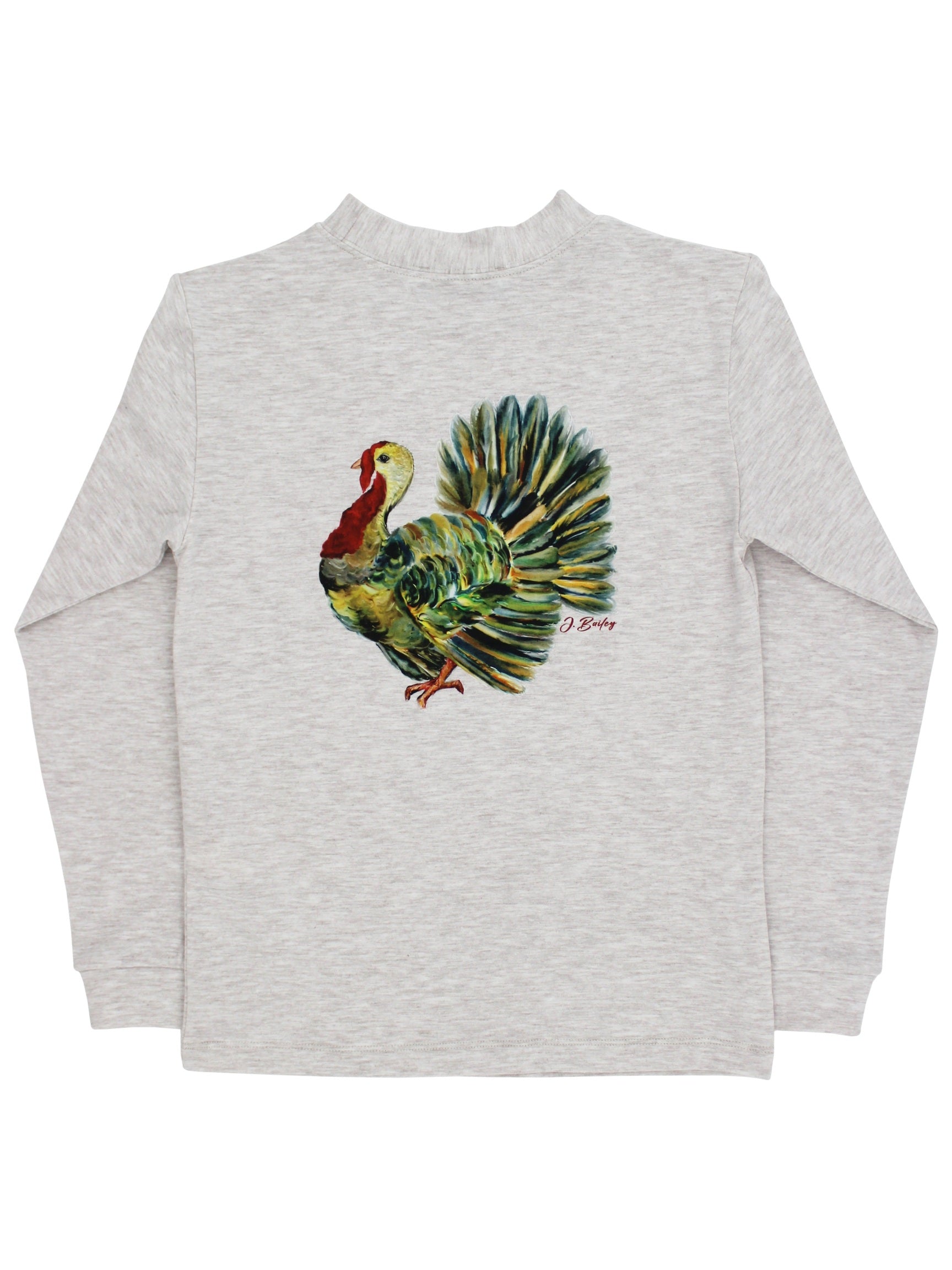 L/S Logo Tee – Turkey/Oatmeal
