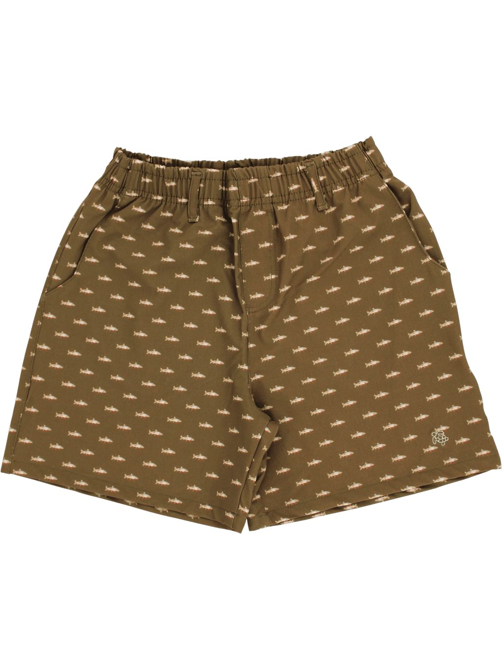 Printed Performance Short - Fish Print