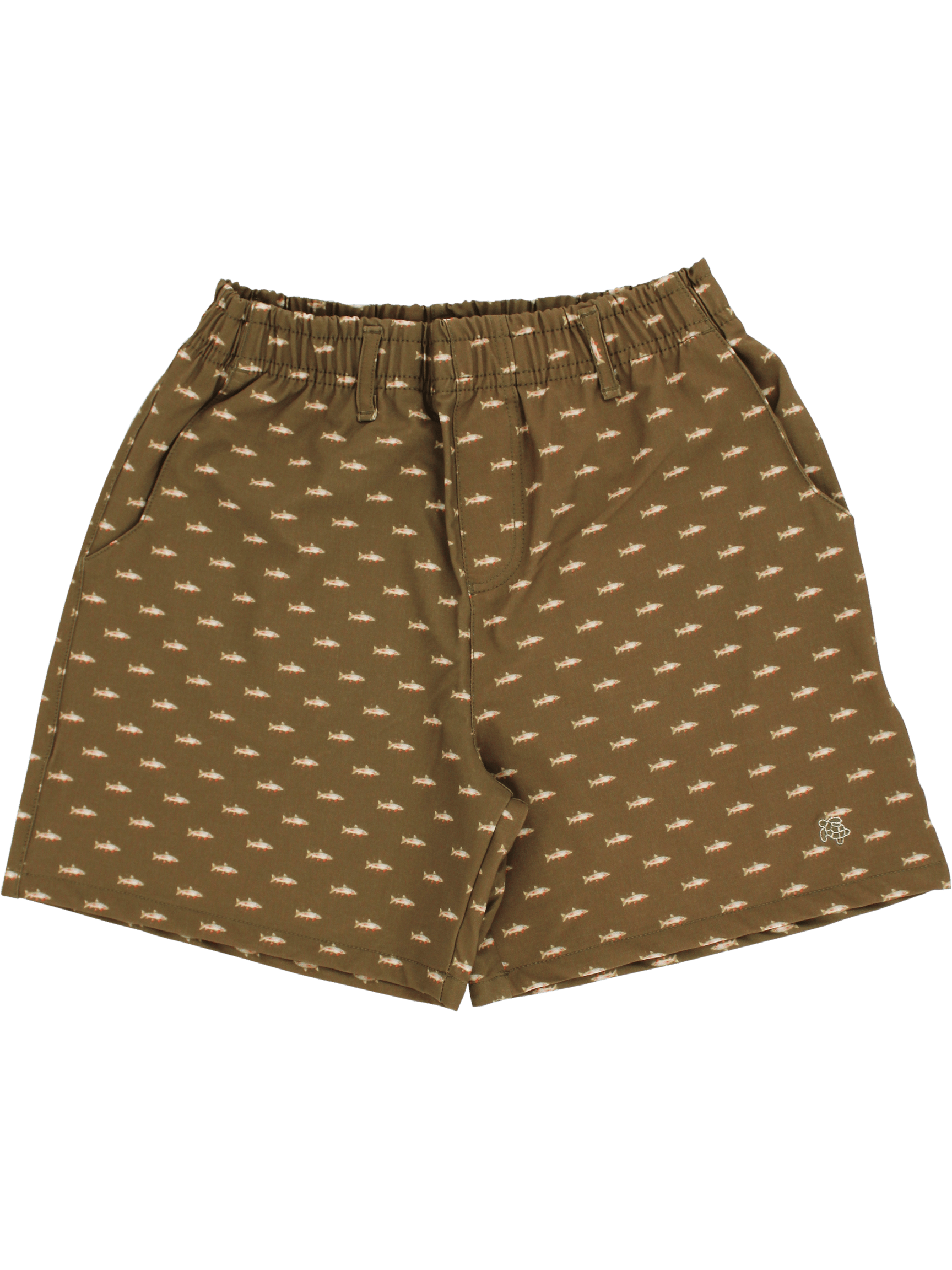 Printed Performance Short - Fish Print