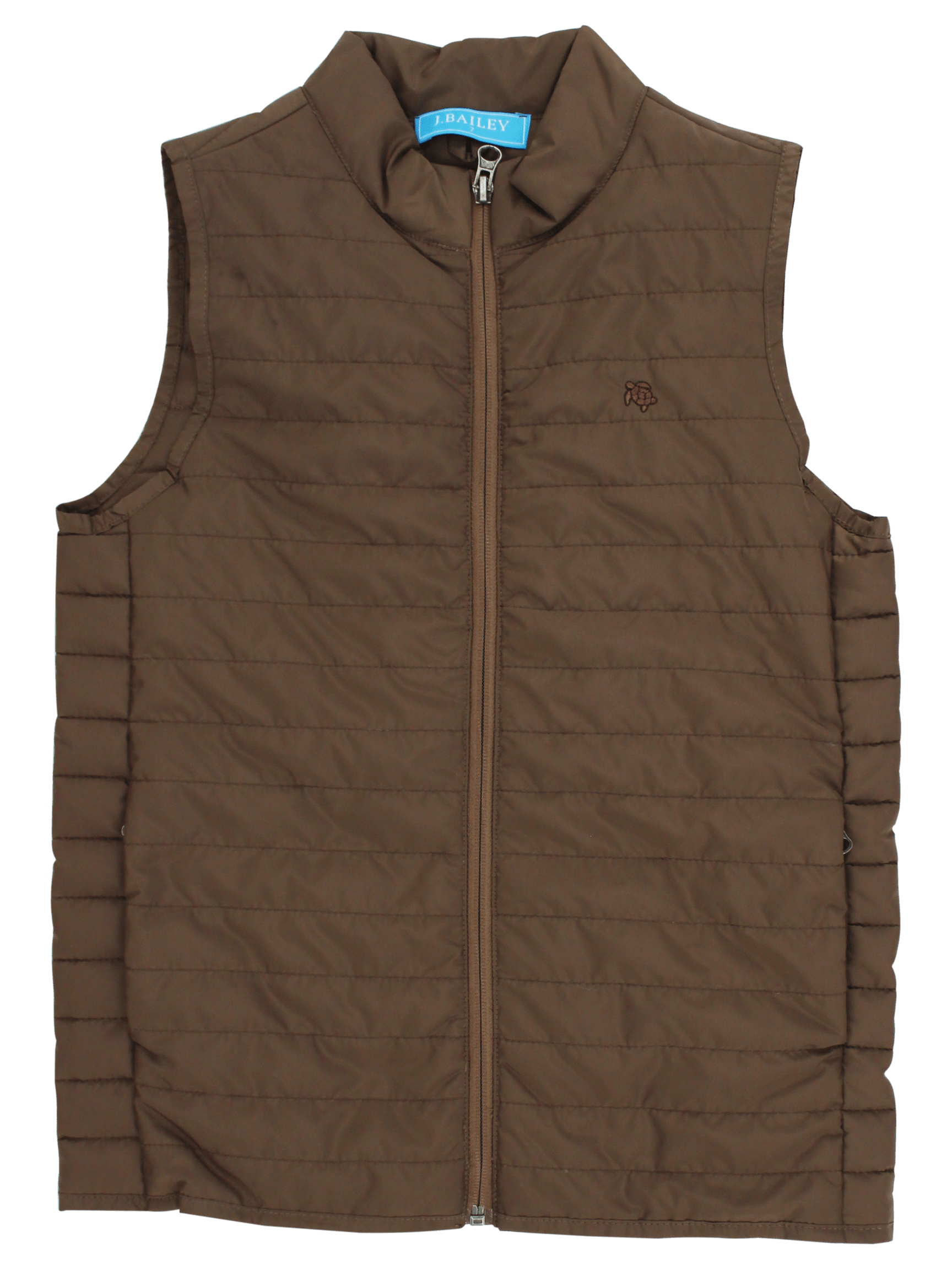 Quilted Vest - Chestnut