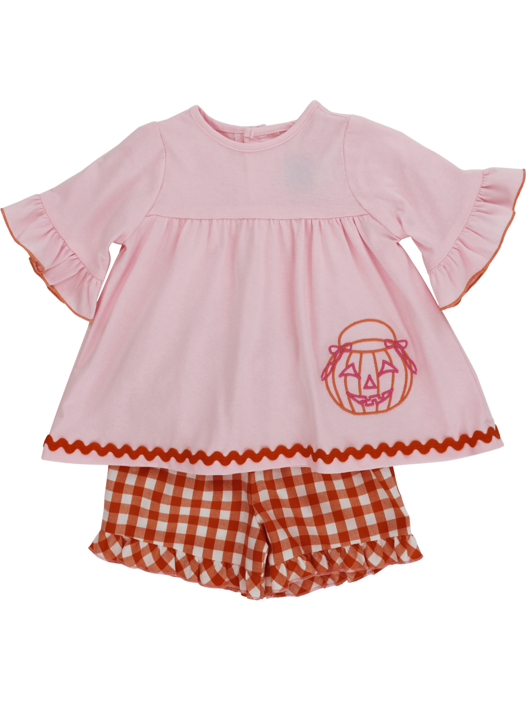 Jack‑O‑Lantern Girls Short Set
