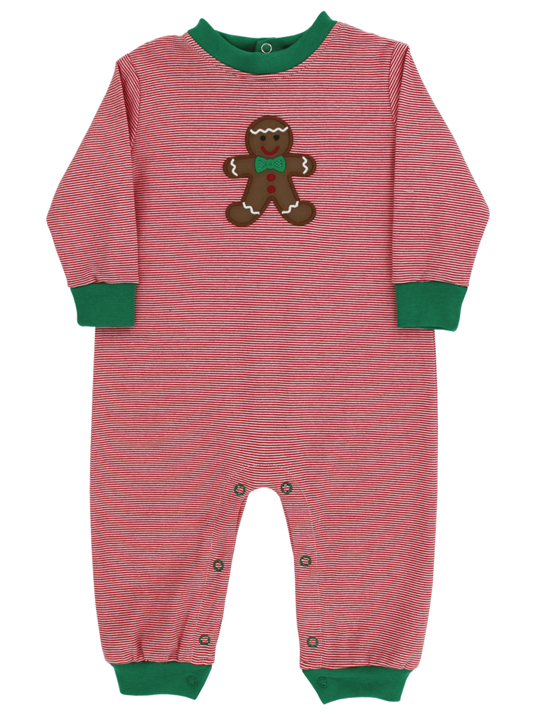 Jolly Gingerbread Knit Romper