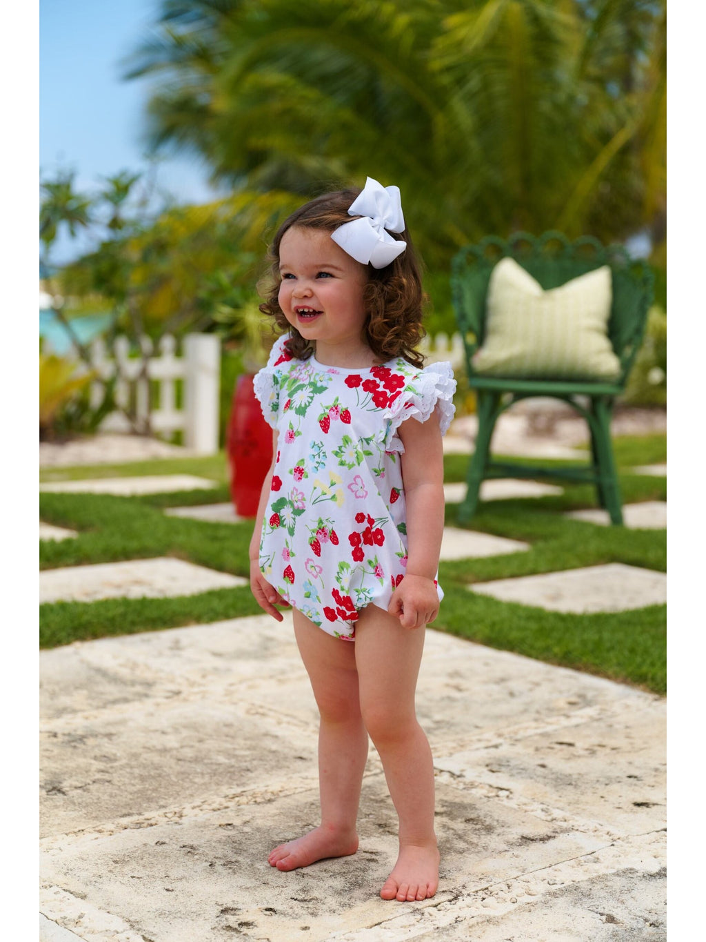 Ruehling Ruffle Pima Bubble - Berry Sweet