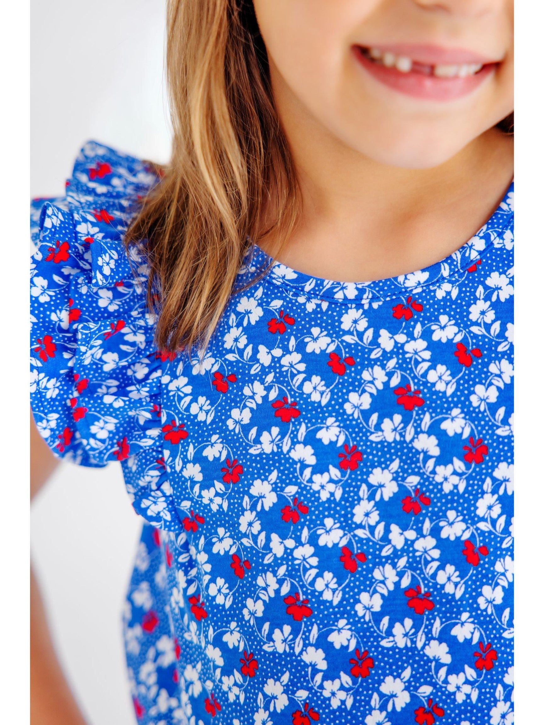Ruehling Ruffle Dress - Potomac Petals