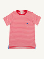 Carter Crewneck - Richmond Red Stripe/Rockefeller Royal Star