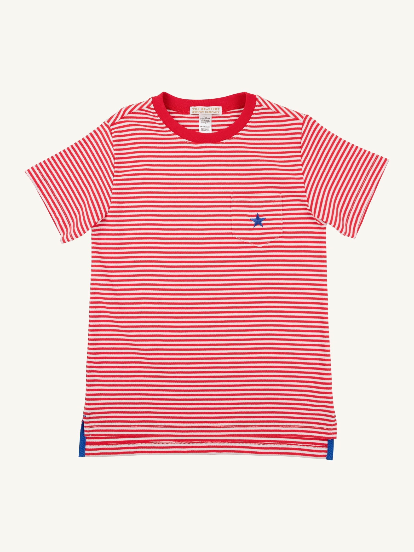 Carter Crewneck - Richmond Red Stripe/Rockefeller Royal Star
