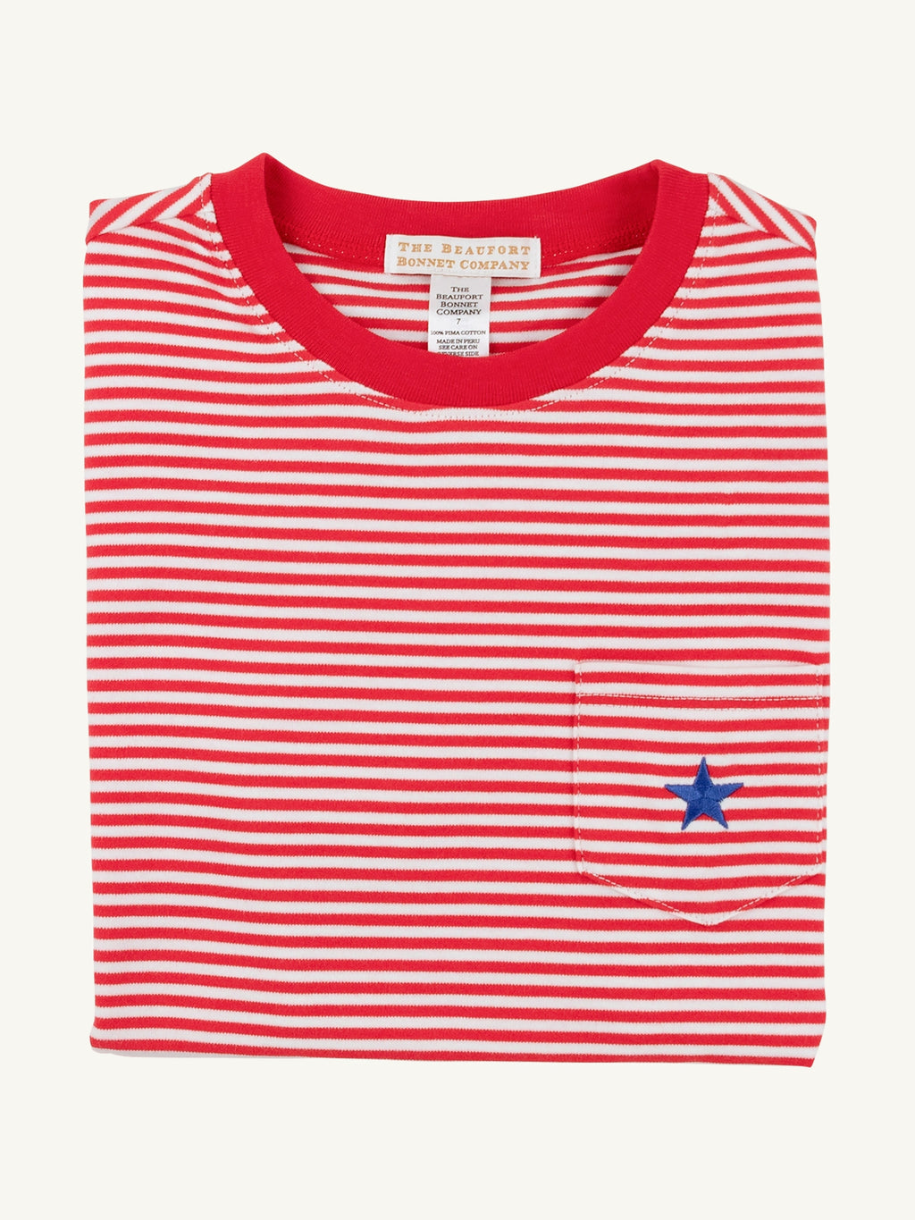 Carter Crewneck - Richmond Red Stripe/Rockefeller Royal Star