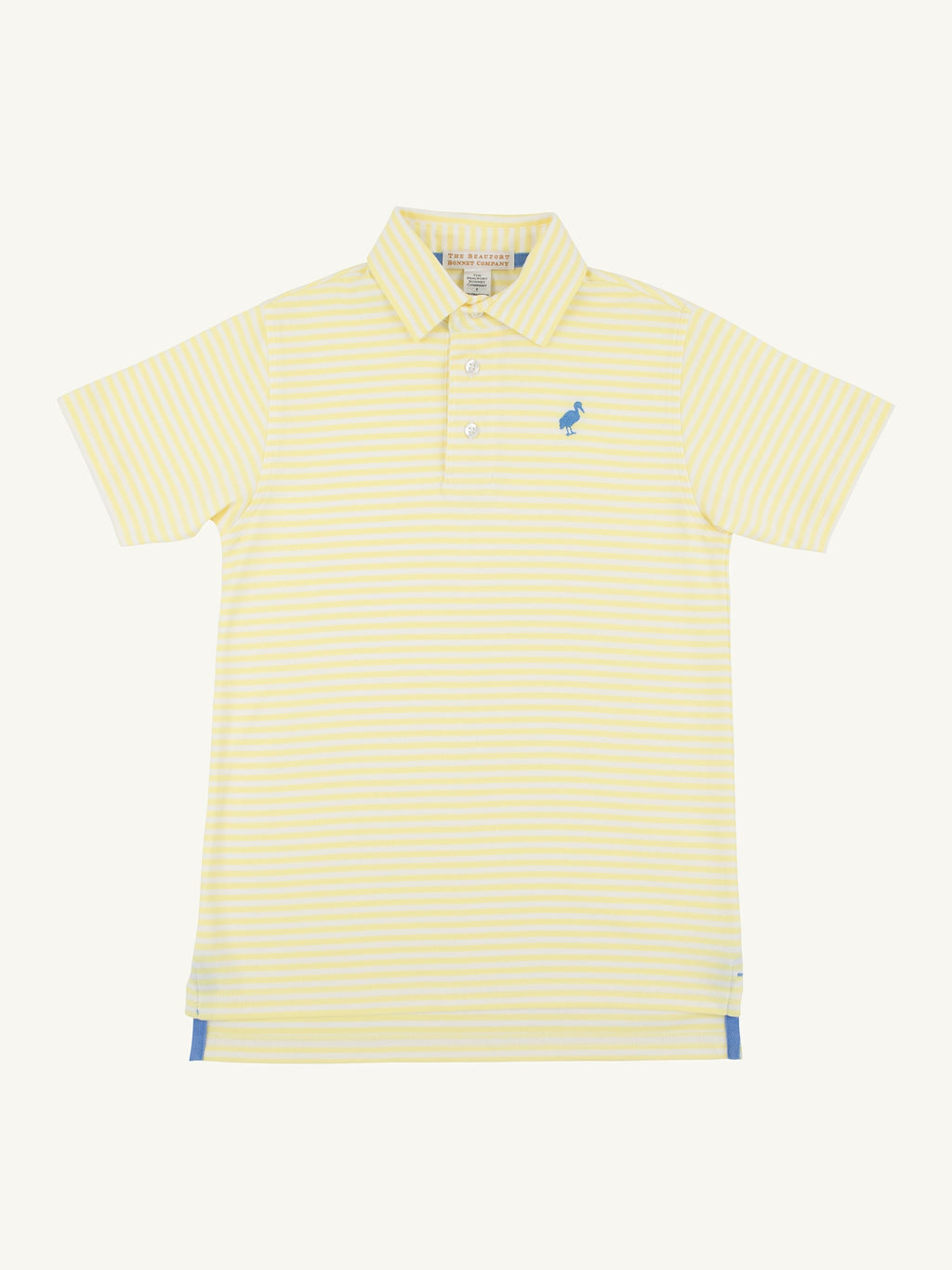 Prim & Proper Polo - Lakeworth Yellow Stripe