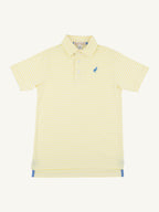 Prim & Proper Polo - Lakeworth Yellow Stripe