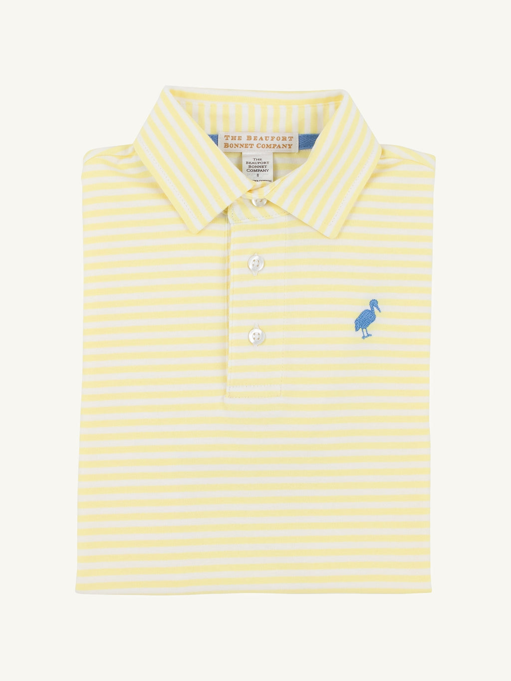 Prim & Proper Polo - Lakeworth Yellow Stripe