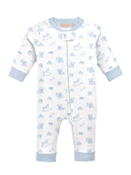 Printed Zipped Boy Coverall - Tiny Baby Toys