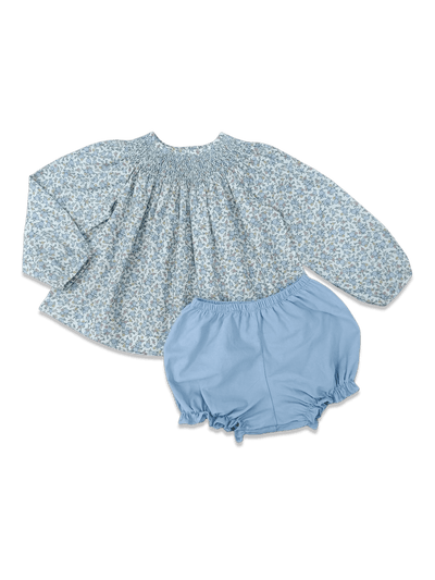 Long Sleeve Mille Set - Chrysanthemum Floral - Posh Tots Children's Boutique