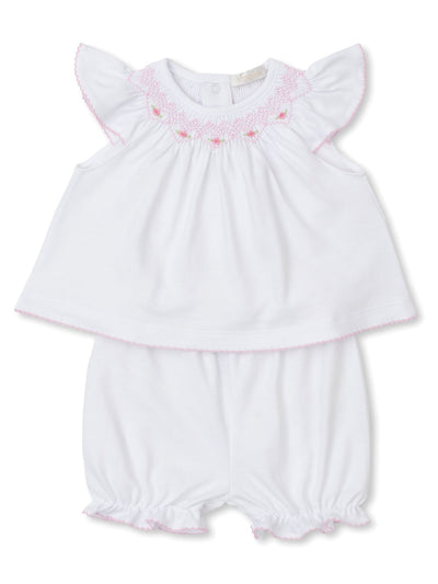 CLB Sunsuit Set with Hand Smocking