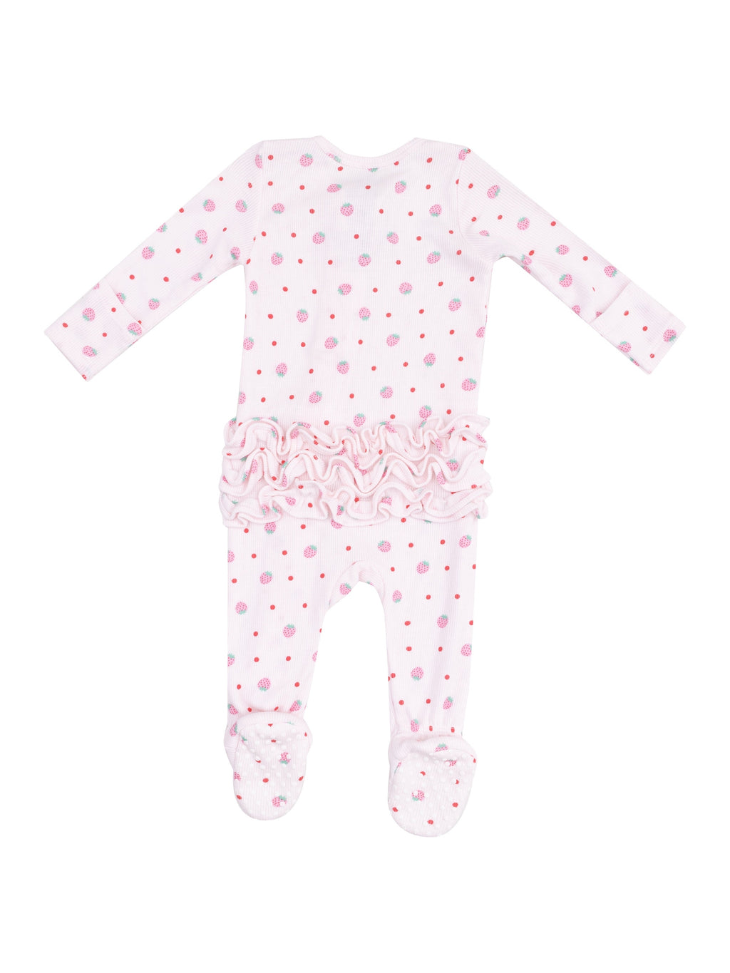 2-Way Zipper Ruffle Back Footie