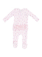 2-Way Zipper Ruffle Back Footie