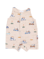 Sleeveless Shortie Romper