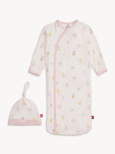 Pink Baby Beats Modal Magnetic Gown Set