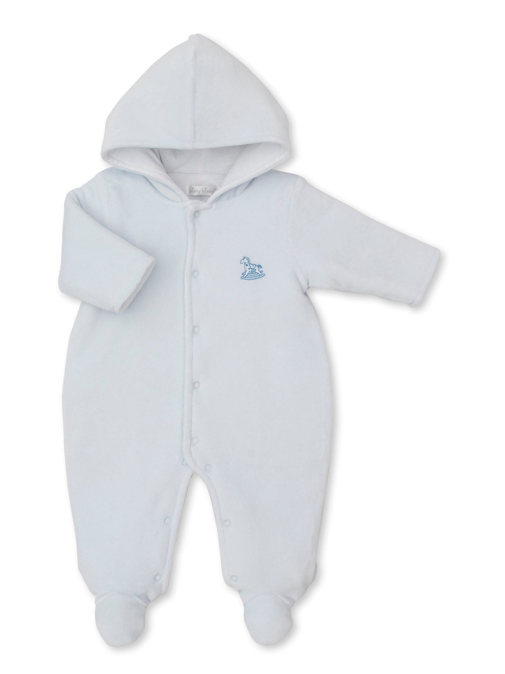 Vintage Toy Treasures Velour Footed Bunting