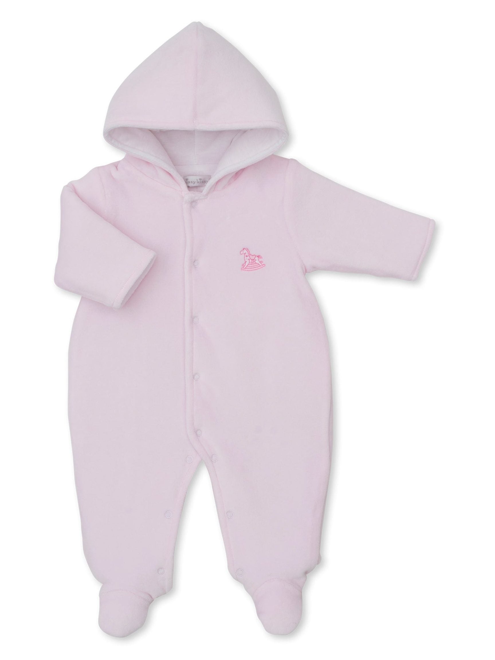 Vintage Toy Treasures Velour Footed Bunting