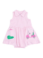 Polo Collar Bodysuit Dress