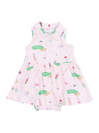 Polo Collar Bodysuit Dress