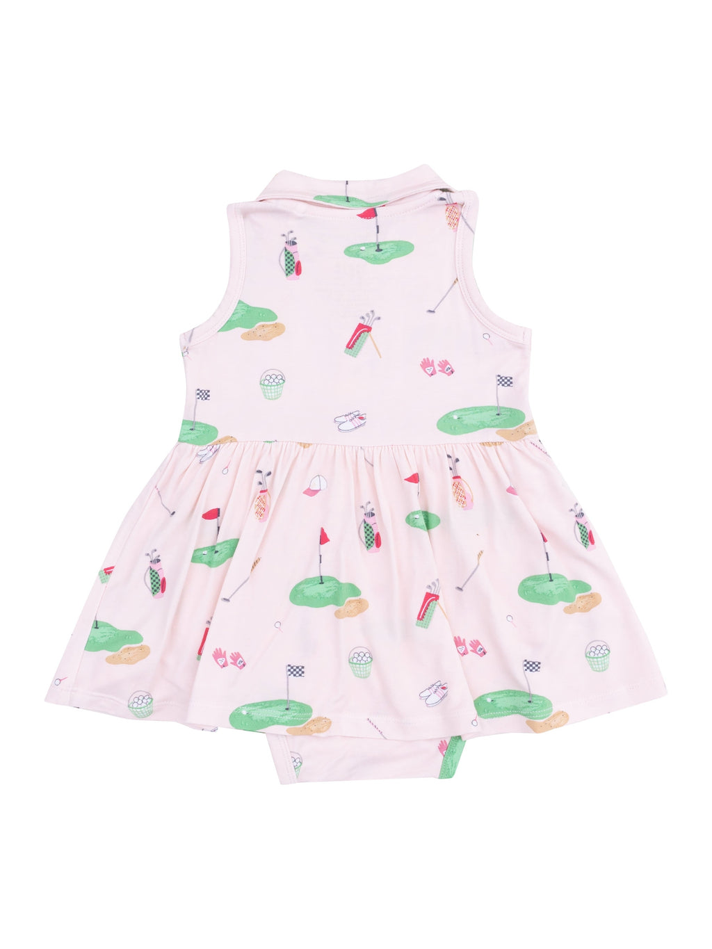 Polo Collar Bodysuit Dress