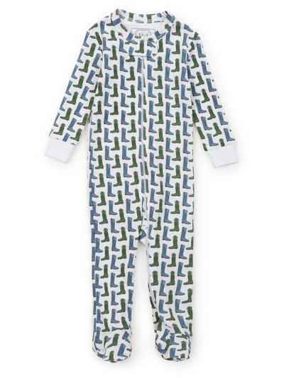 PRE-ORDER Parker Zipper Pajama - Cowboy Boots