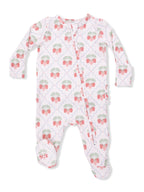 2-Way Zipper Ruffle Back Footie
