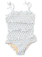 One Piece Smocked Swimsuit