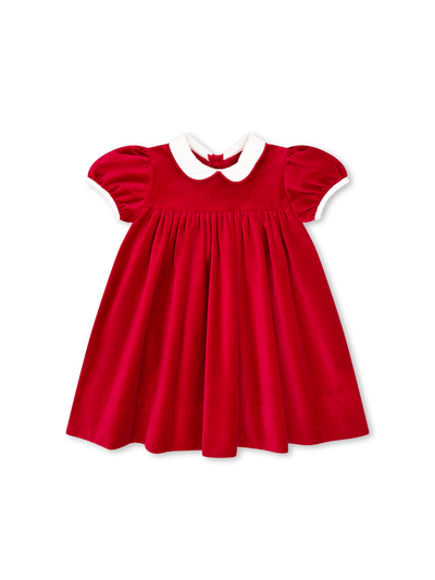 PRE-ORDER Memory Making Dress- Ruby Red Velvet