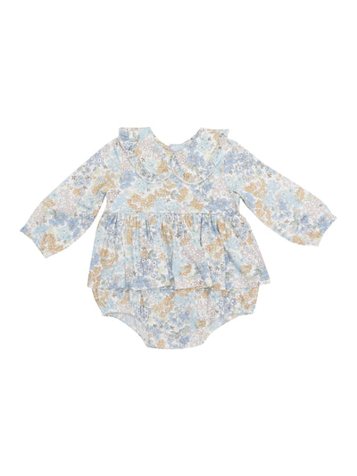 PRE-ORDER Ruffled Peter Pan Collar Bubble-Edith's Floral