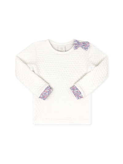 PRE-ORDER Quilted Sweatshirt-Worthington White