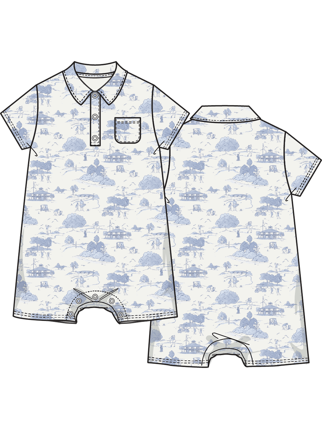 Polo Shortie - Golf