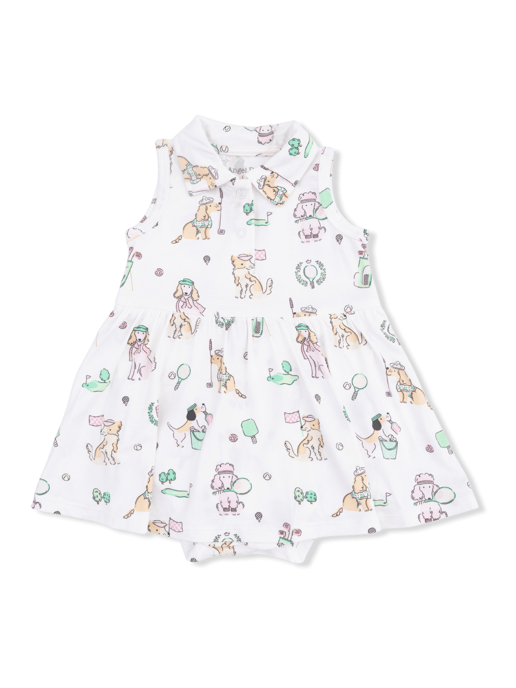 Polo Collar Bodysuit Dress