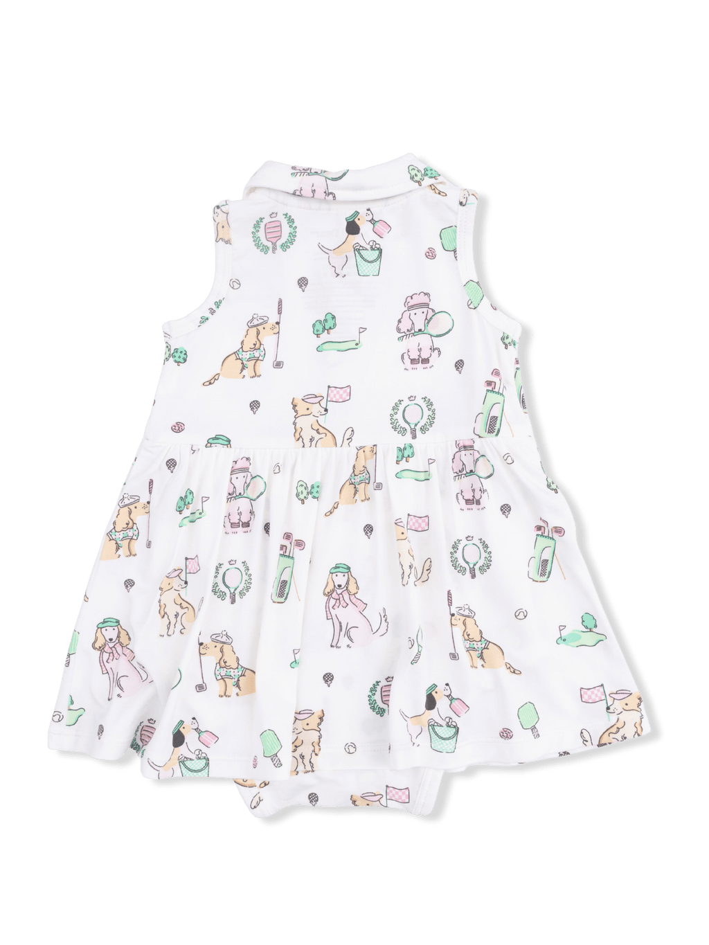 Polo Collar Bodysuit Dress