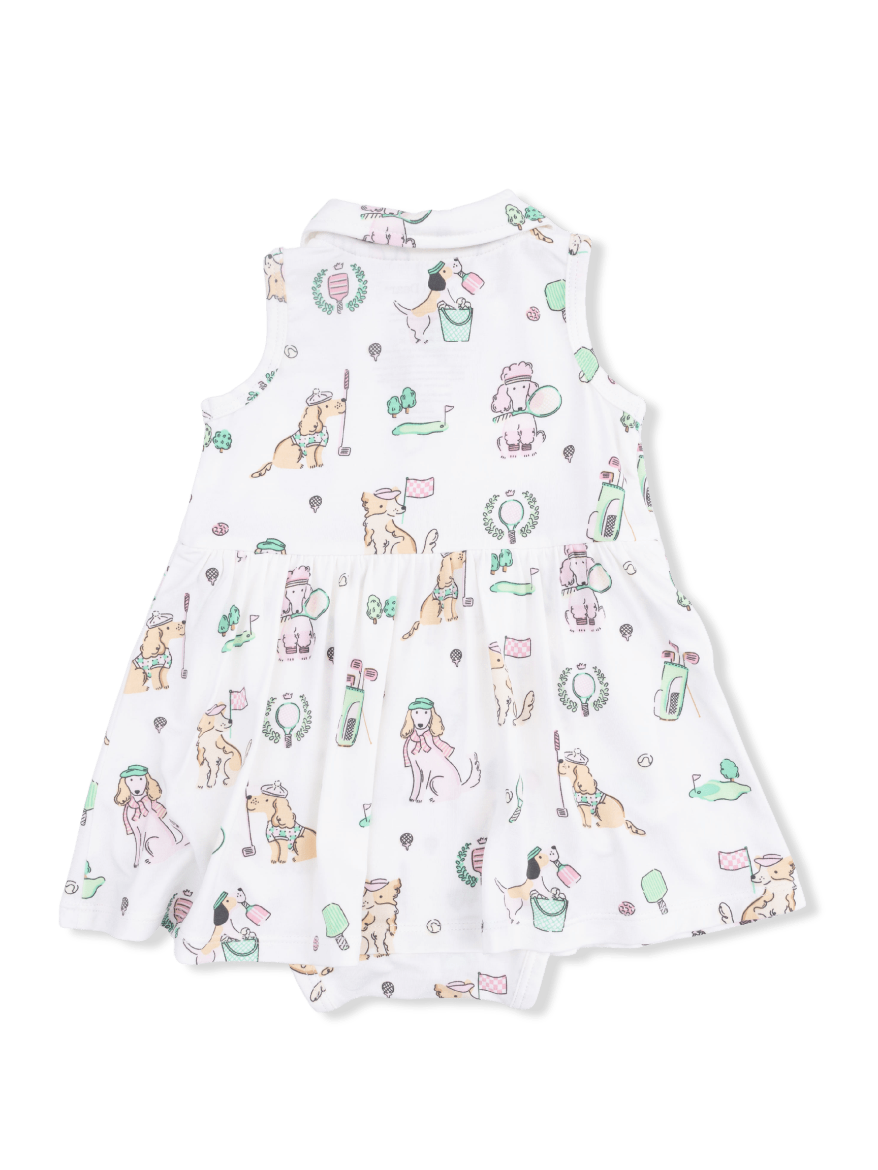 Polo Collar Bodysuit Dress