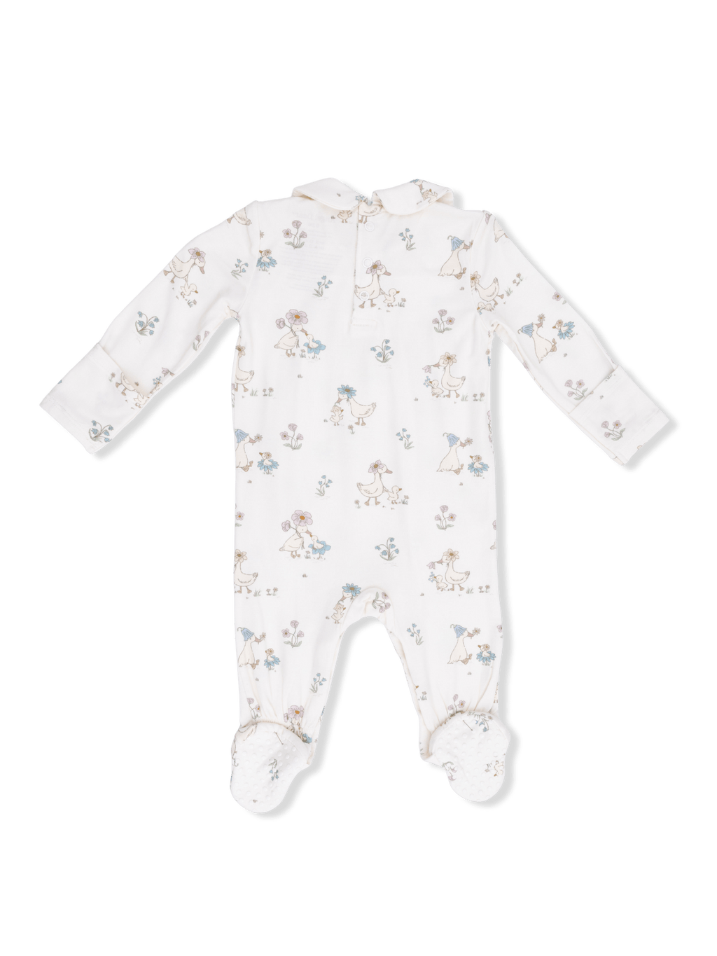 Smocked Peter Pan Snap Footie