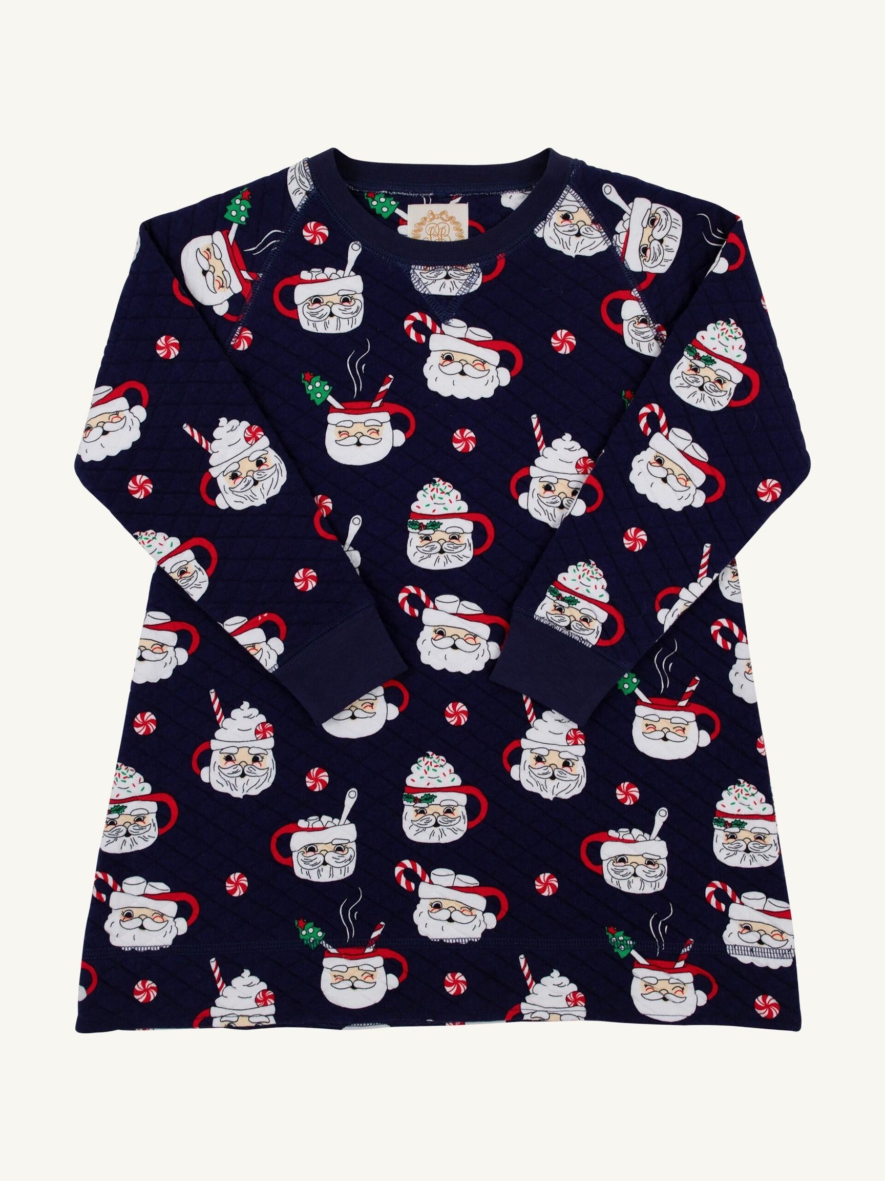 TBBC Girls' Cassidy Comfy Crewneck Dress Quilted
