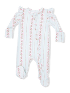 2 Way Ruffle Sleeve Zipper Footie