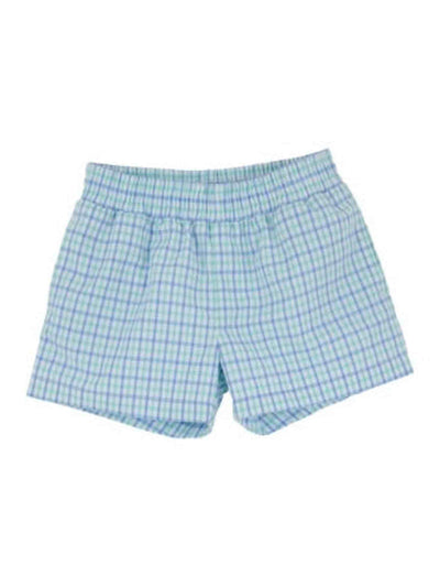 Sheffield Shorts - Sunrise Blvd Blue & Turks Teal Chandler Check/Sunrise Blvd Blue