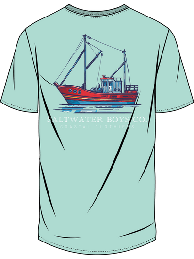 SS Pocket Tee - Shrimp Boat