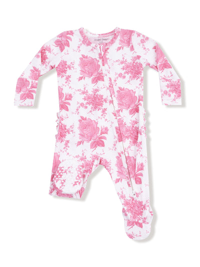 Ruffle 2 Way Zipper Footie