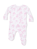 2-Way Zipper Ruffle Back Footie