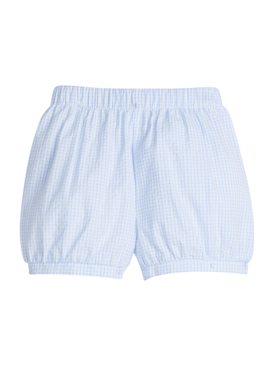 PRE-ORDER Banded Shorts - Light Blue Gingham