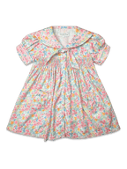 PRE-ORDER Smocked Sailor Dress - Cayman Floral