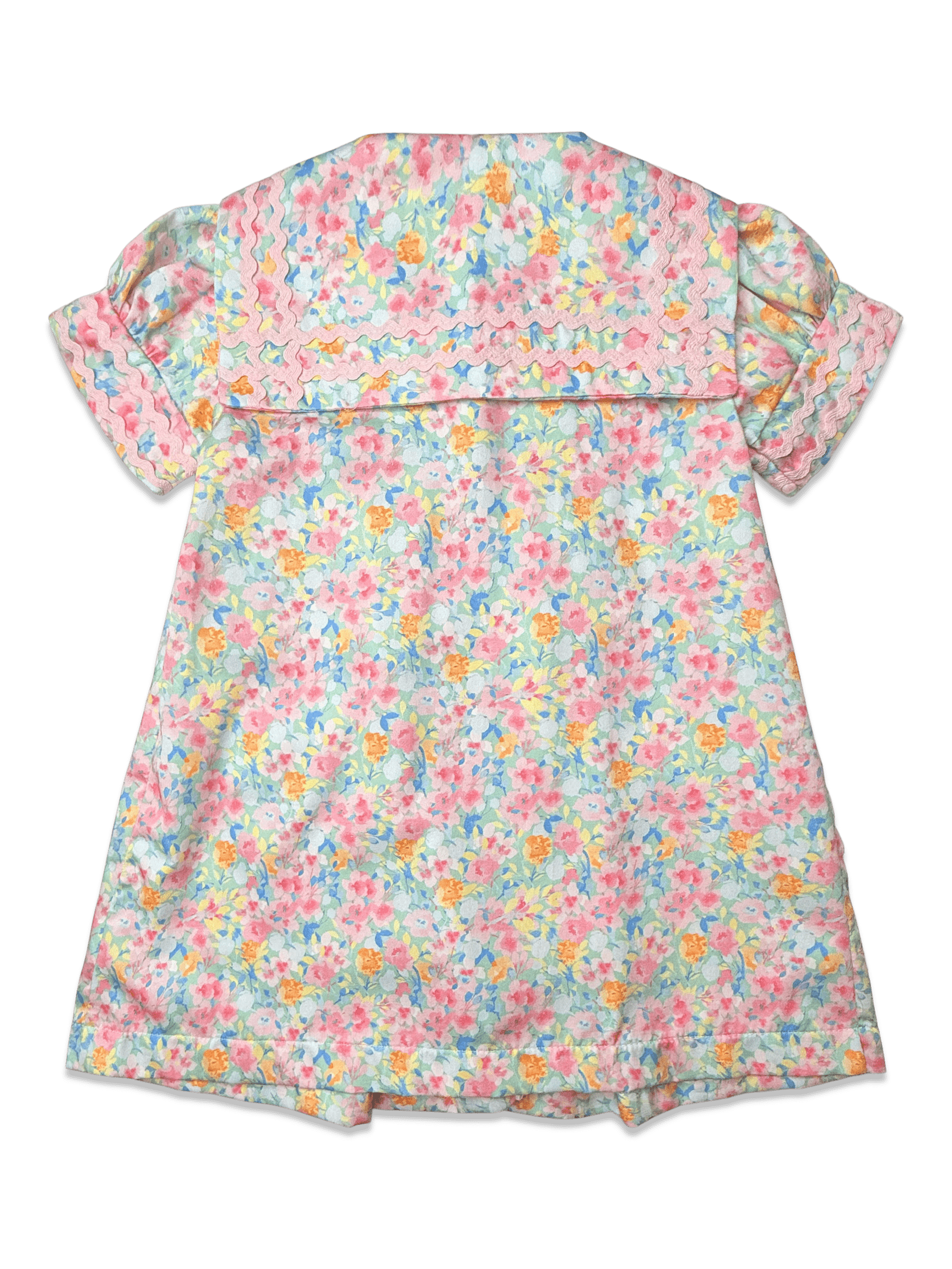 PRE-ORDER Smocked Sailor Dress - Cayman Floral