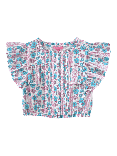 Annie Top - Marguerite Floral Pink